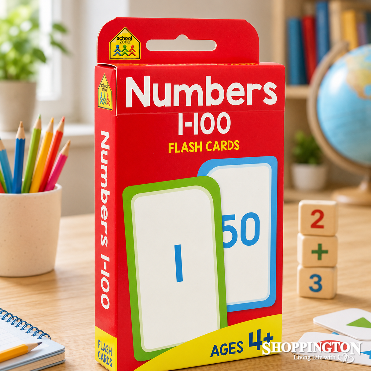 School Zone Flash Cards - Numbers 1-100
