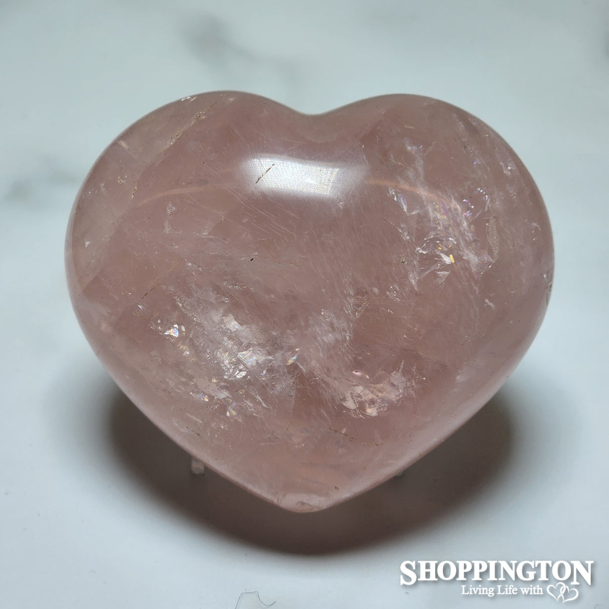Rose Quartz Heart #2