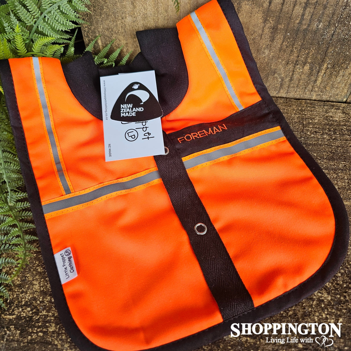 NZ Made Baby Bib / Foreman