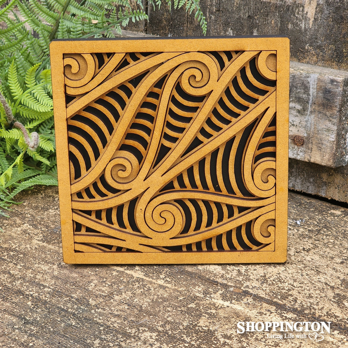 NZ Made Wooden Tile Art / Rua