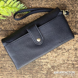 Black Caviar Handbag - Evie Black