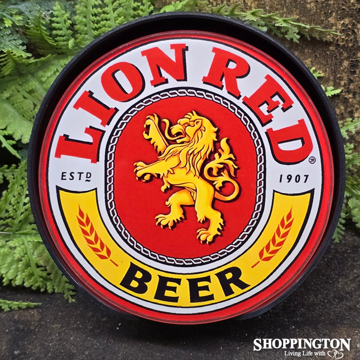 Lion Red Coasters