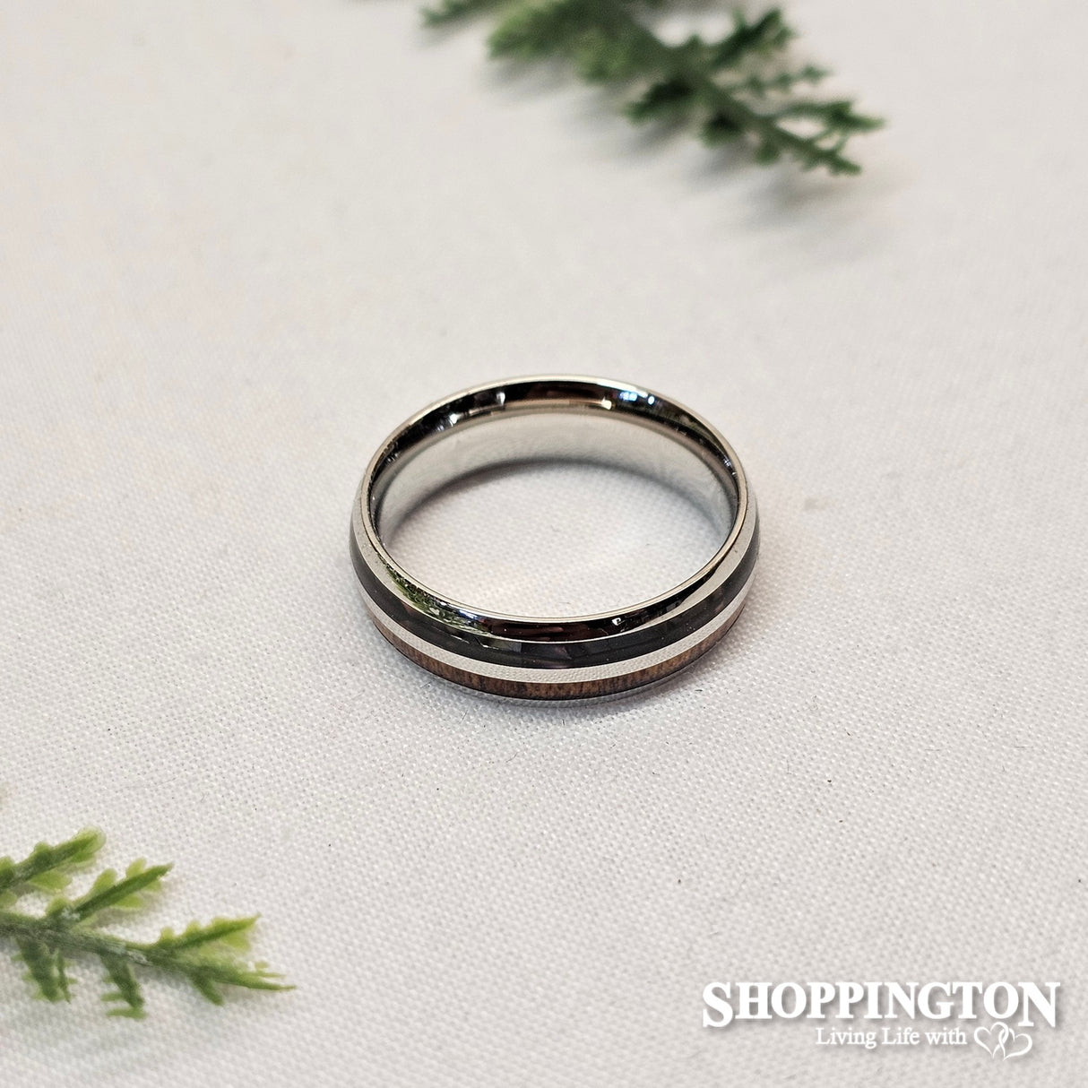 Ring - Paua & Wood