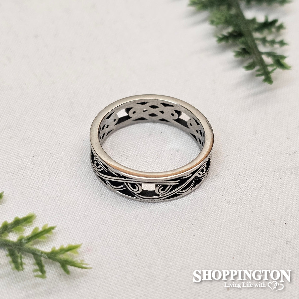 Ring - Infinity Wave Stainless Steel