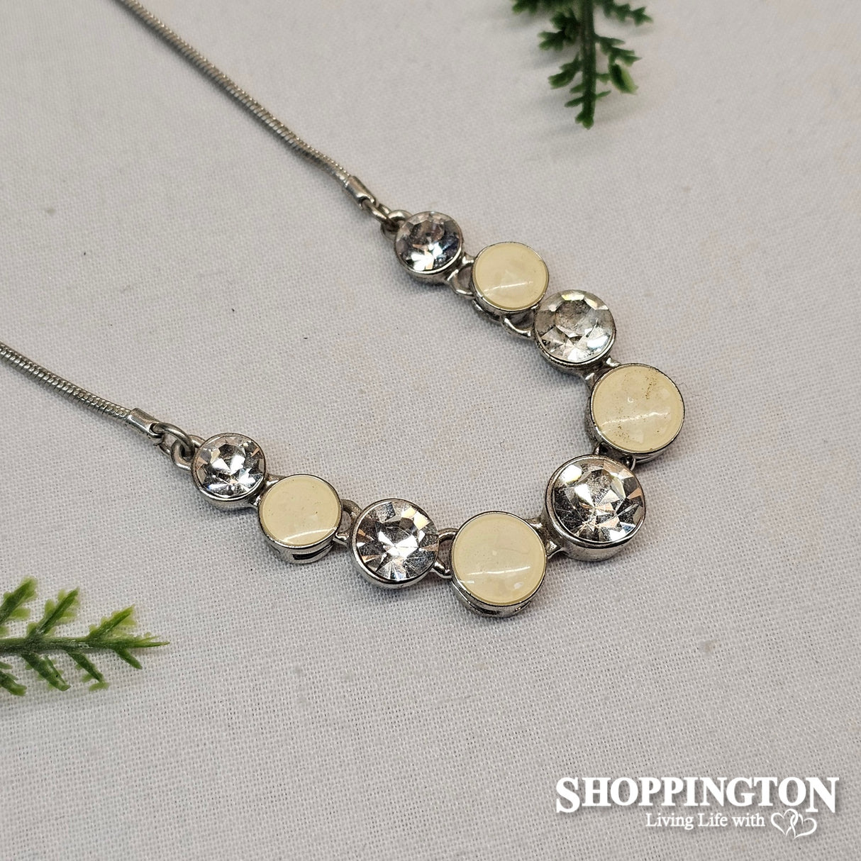 Necklace - Opaque & Glass Bead Necklace