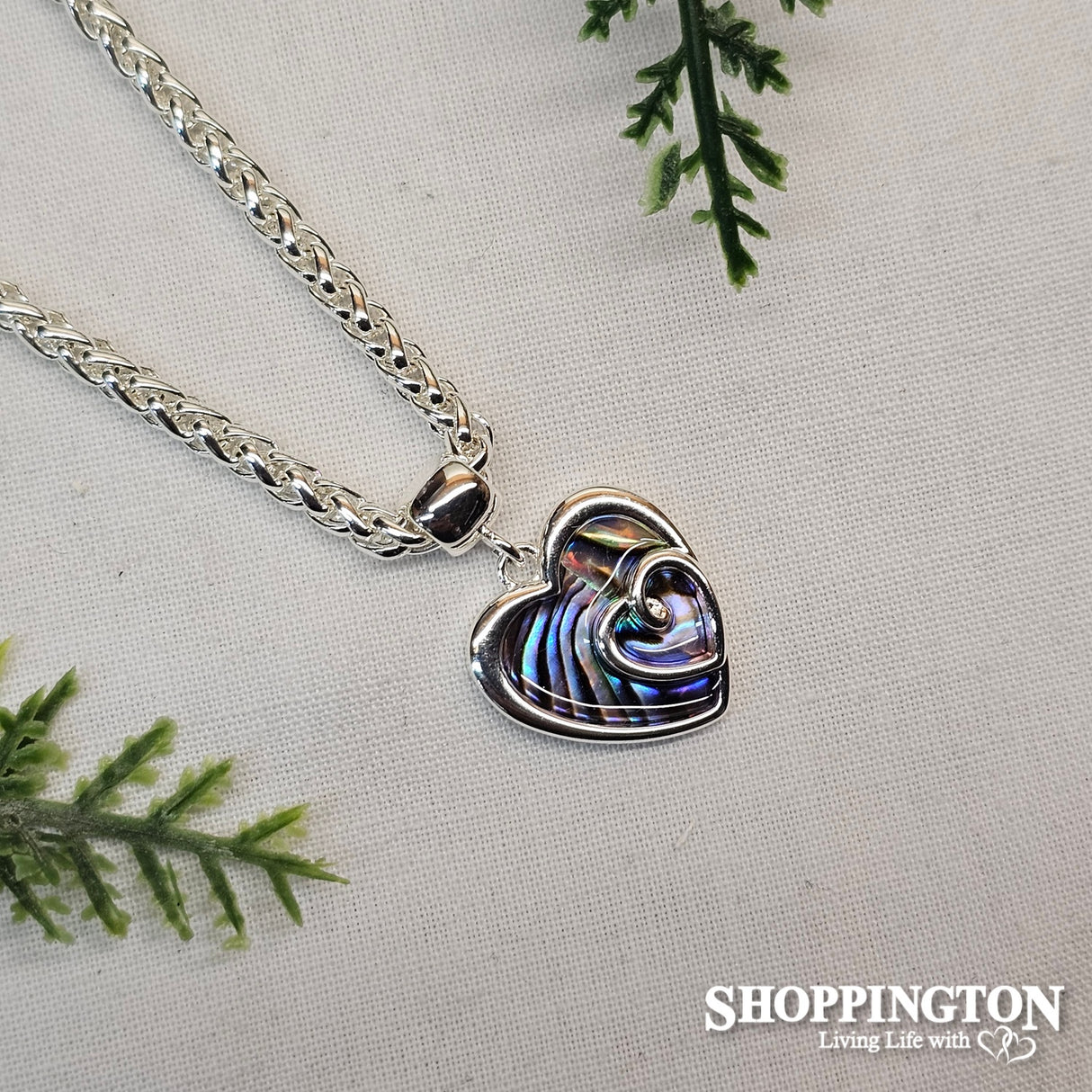 Equilibrium - Paua Heart Bracelet
