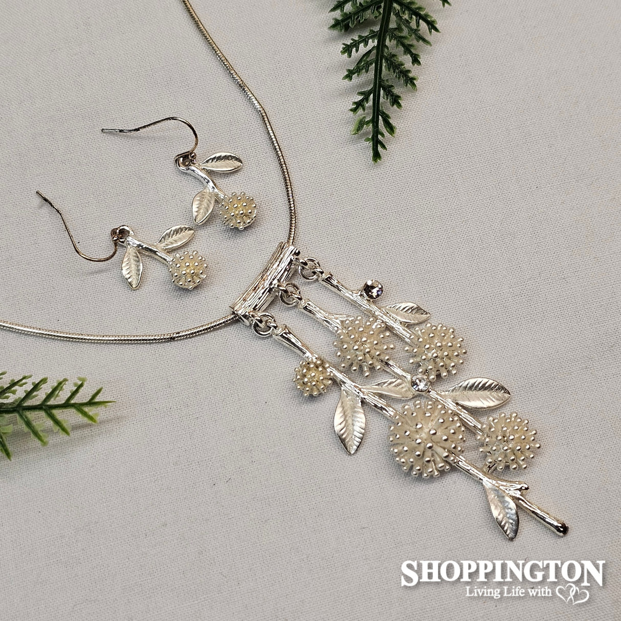 Necklace - Hanging Pohutukawa Set