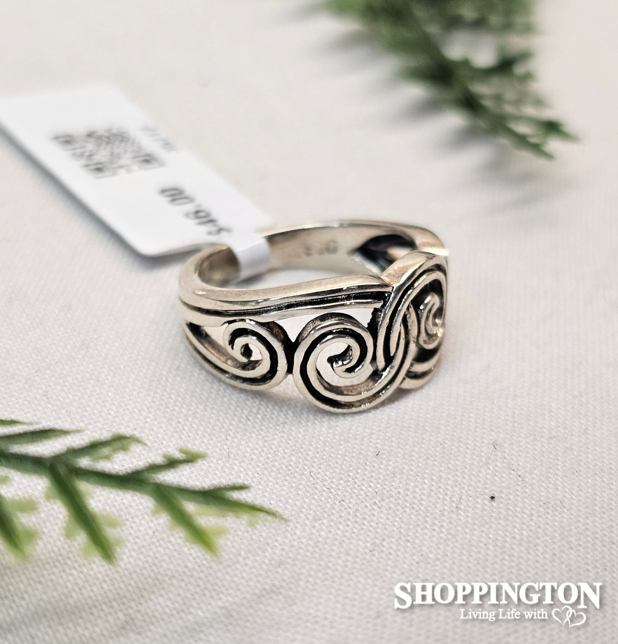 Sterling Silver Maori Design Ring