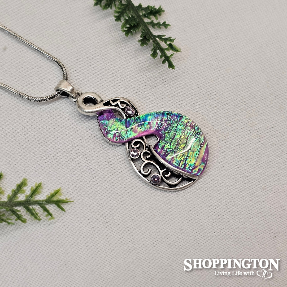 Necklace - Lavender Twist Necklace
