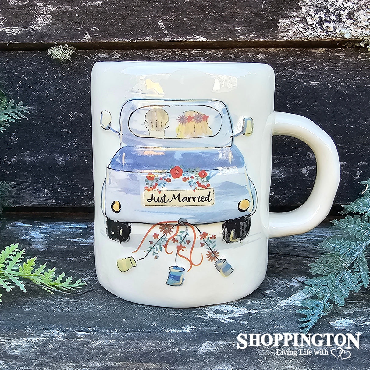 Just Married Wedding Mug