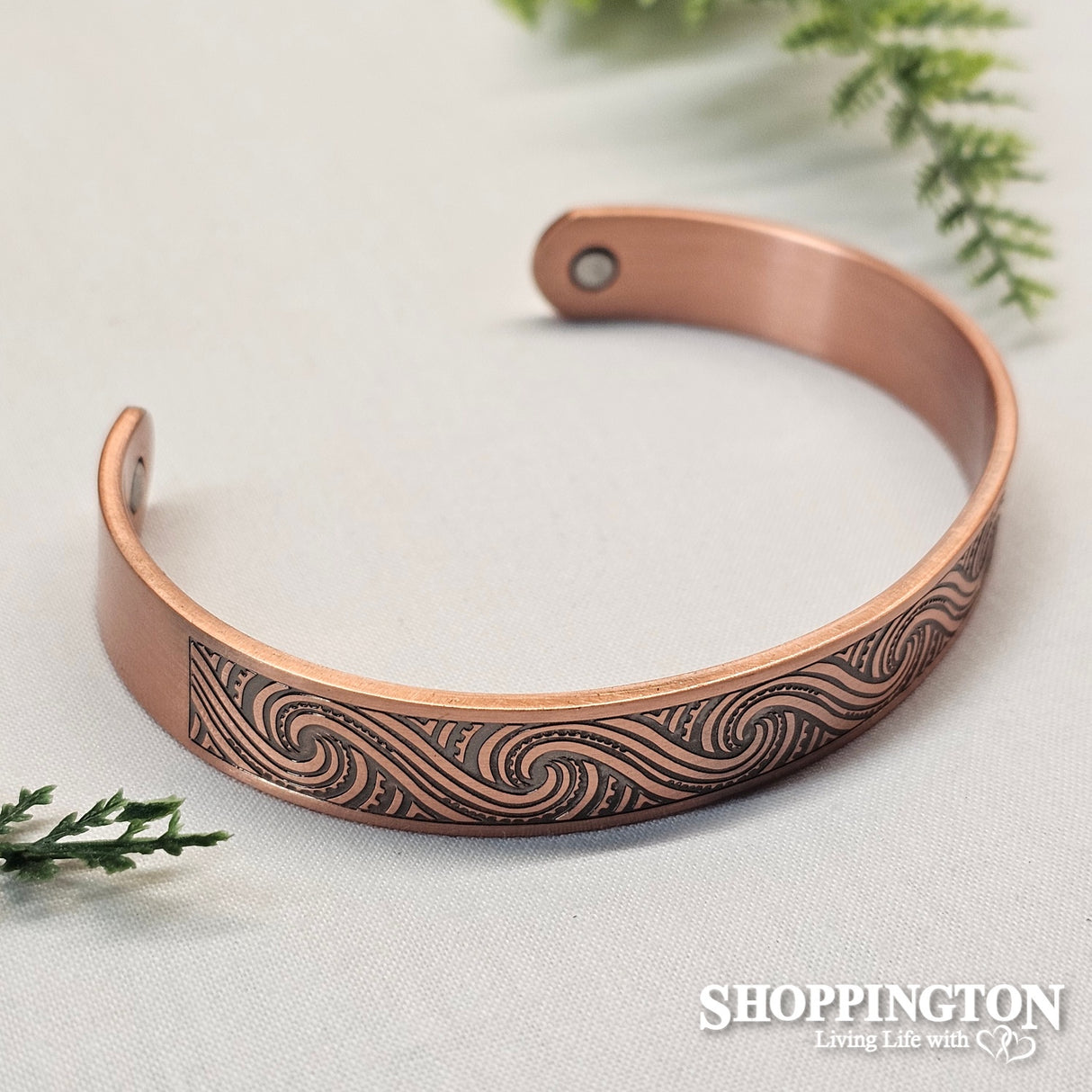 Copper Bracelet - Waves