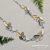Necklace - Leaves Trio