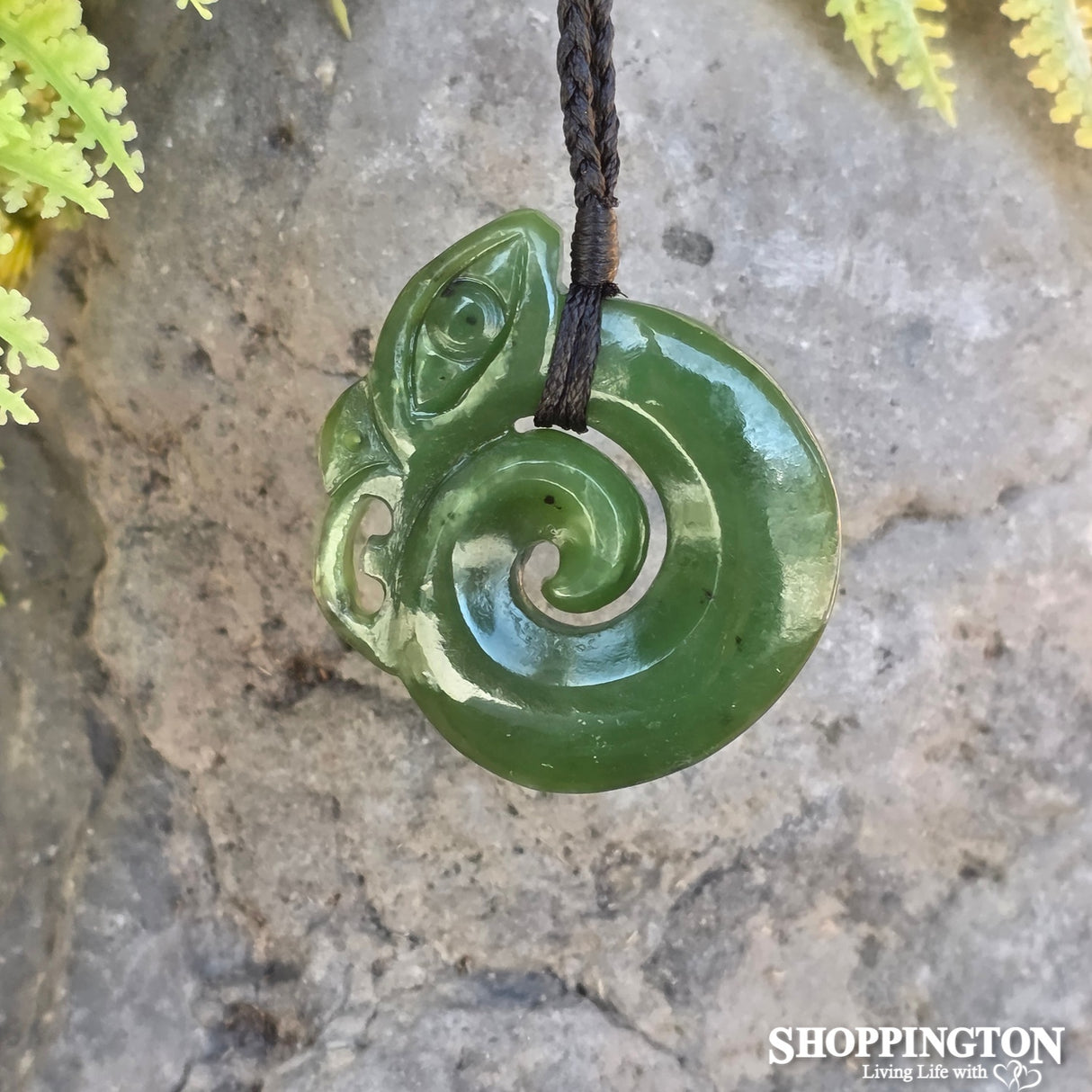 Pounamu - Koru Manaia 45mm