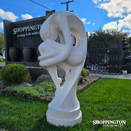 Garden Sculpture - Terrazzo Sexy Lady White 150cm