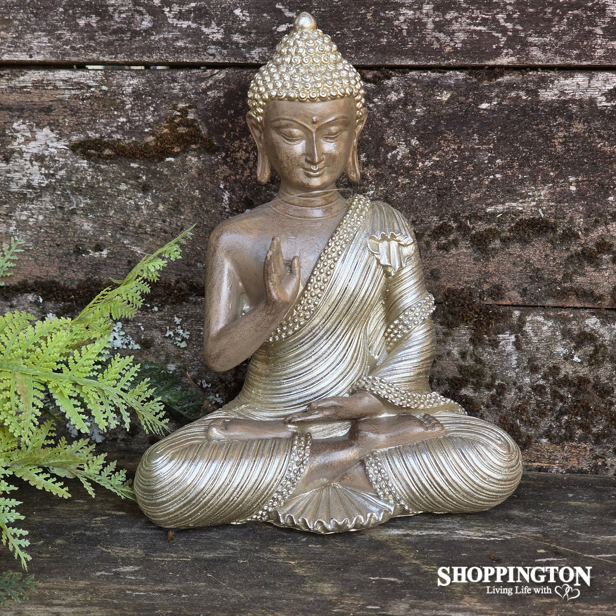 Meditating Gold Buddha Statue