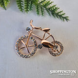 Brooch - Gold Bicycle