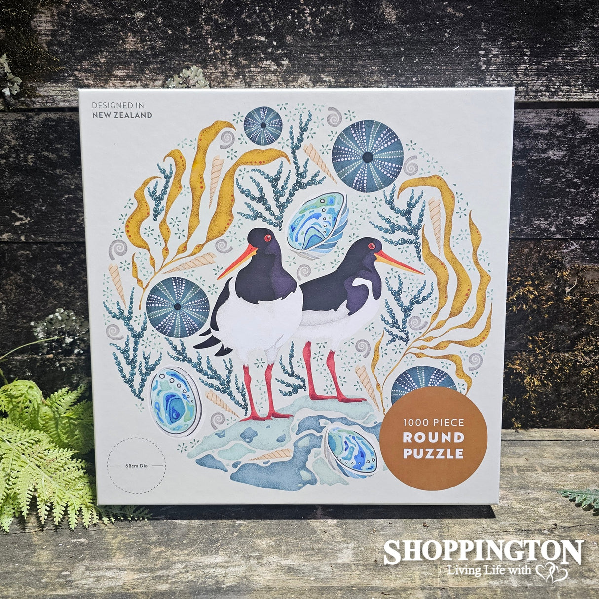 Oyster Catchers Round Puzzle