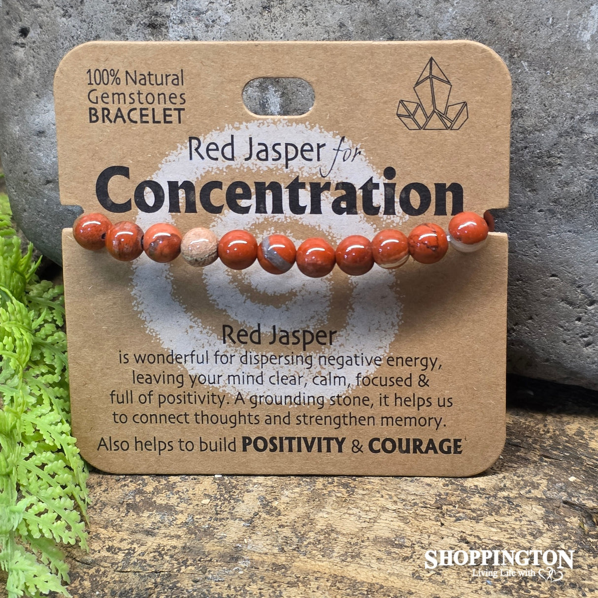 Wellbeing Gemstone Bracelets - Red Jasper
