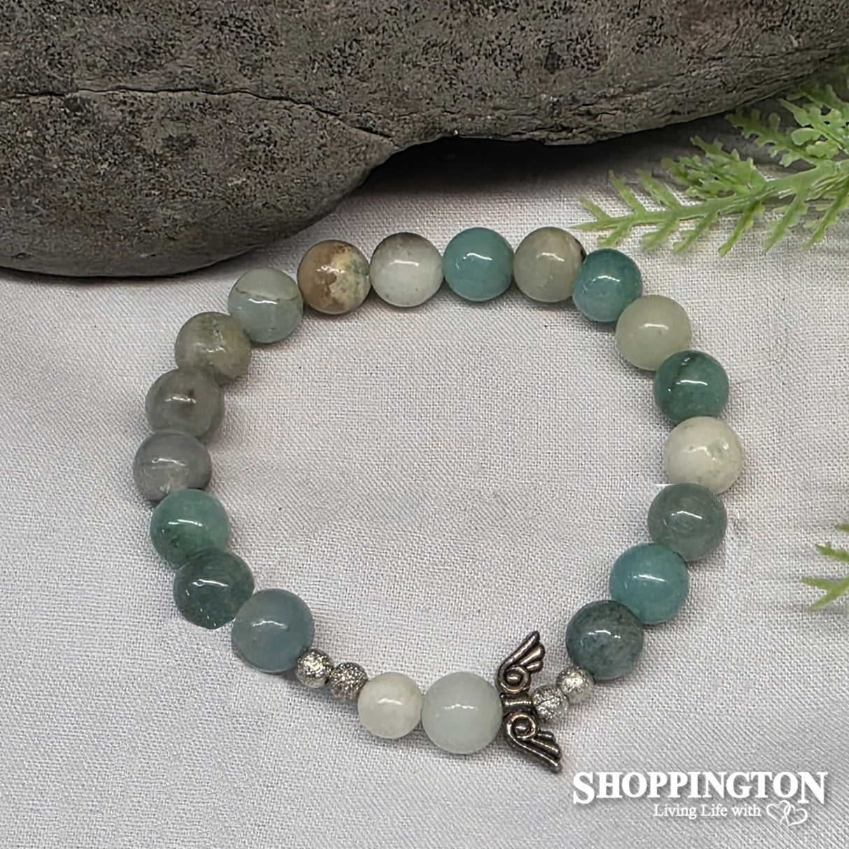 Gemstone Bead Bracelets - Amazonite