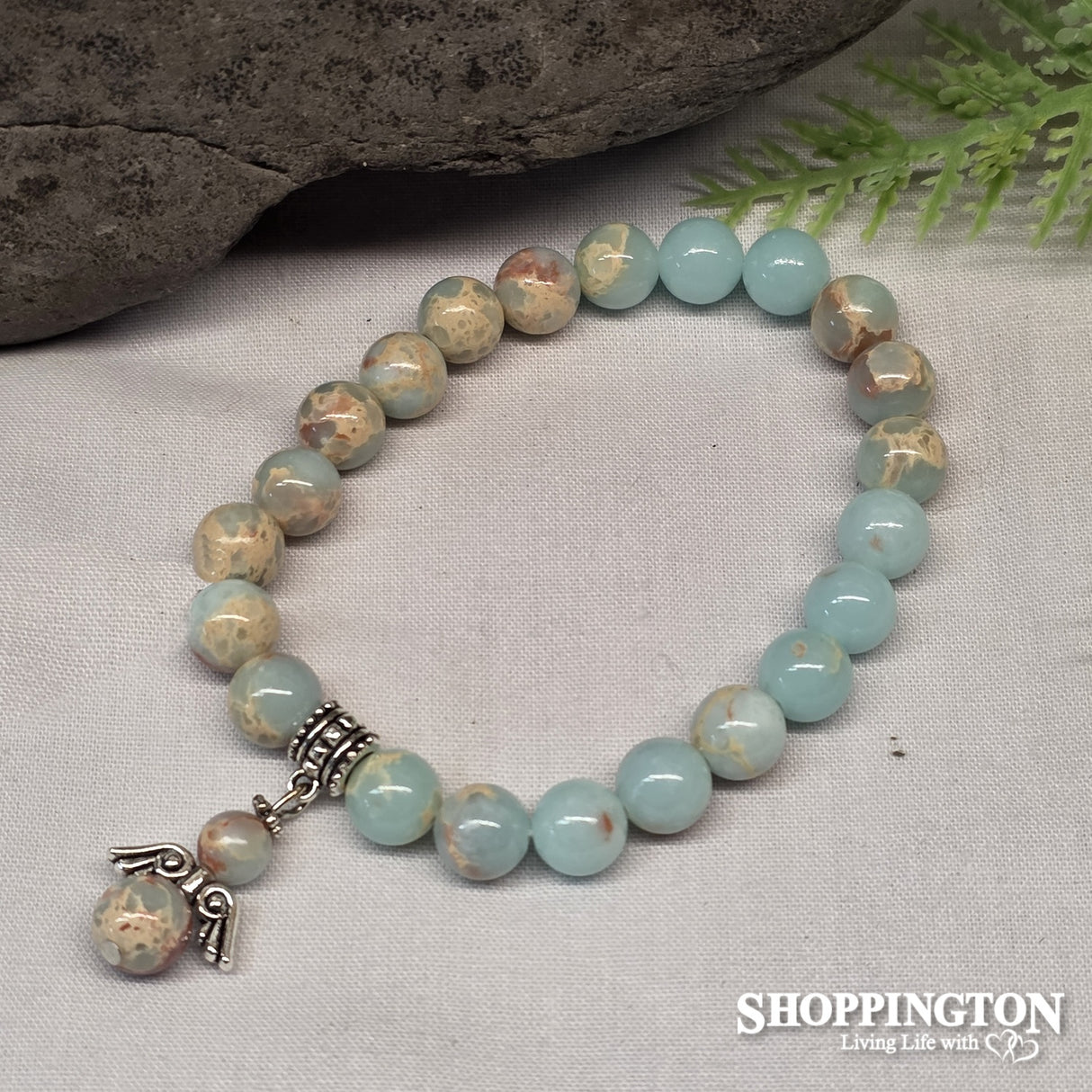 Gemstone Bead Bracelets - Larderite