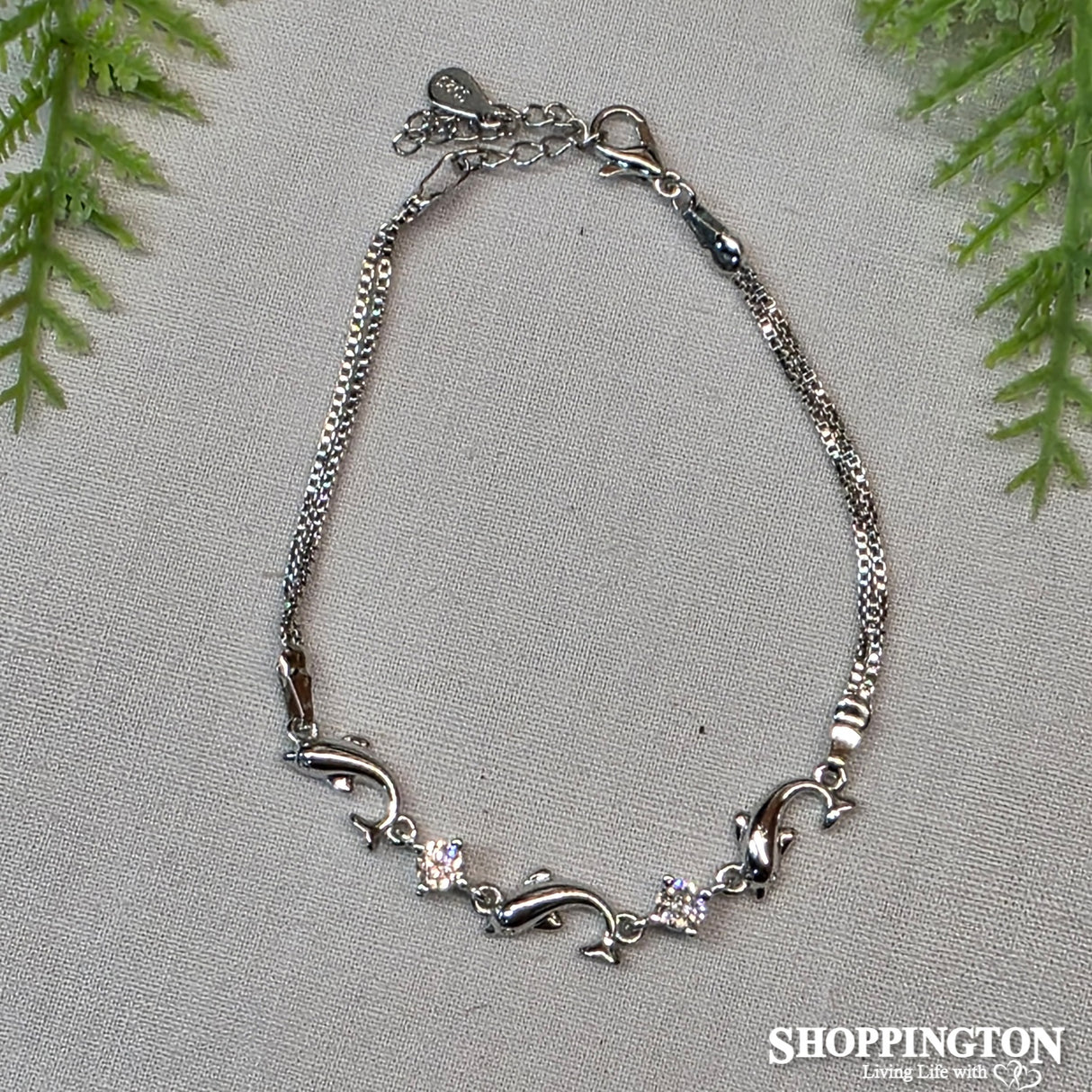 Sterling Silver Dolphin Bracelet