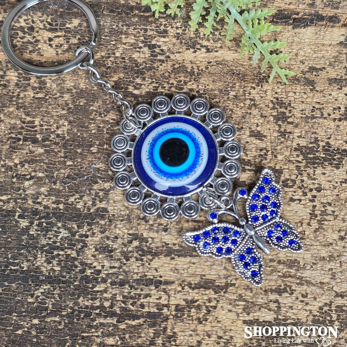 Keyring - Evil Eye Butterfly