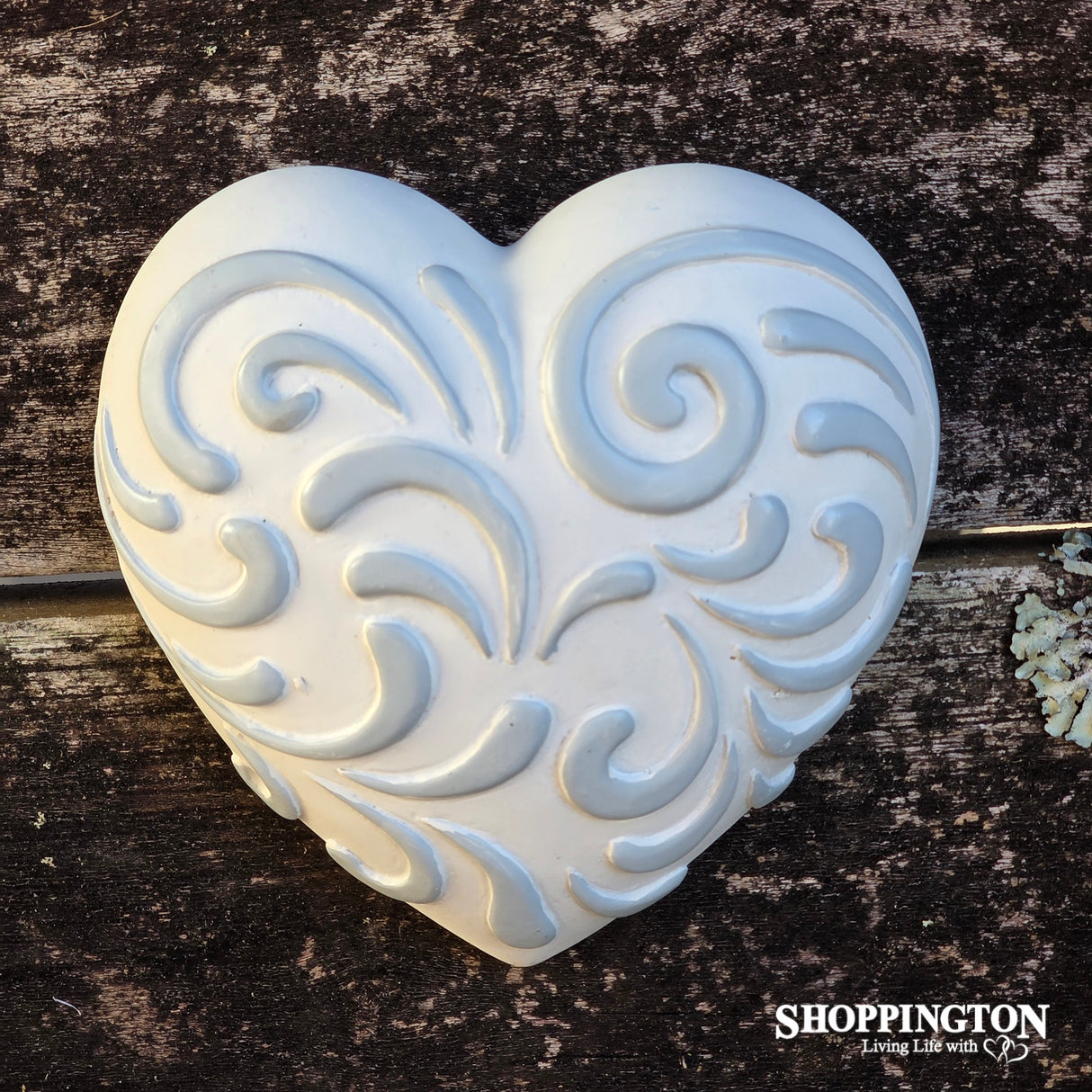 Collectable Heart - Blue Swirl