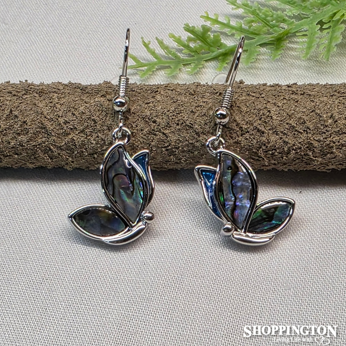 Earrings - Paua Butterfly