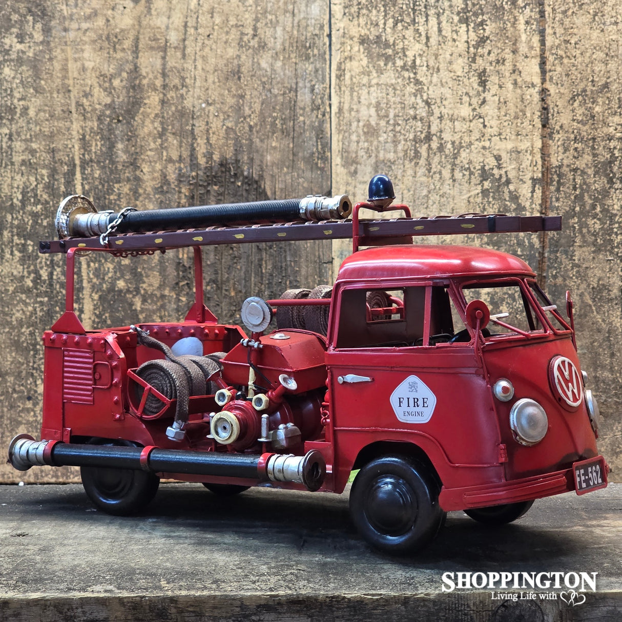Replica Volkswagen 1956 Red Type 1 Fire Truck