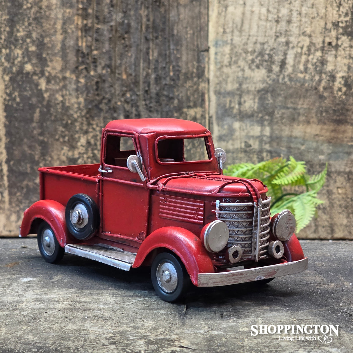 Die Cast Metal Replica Red Pick Up (Sml)