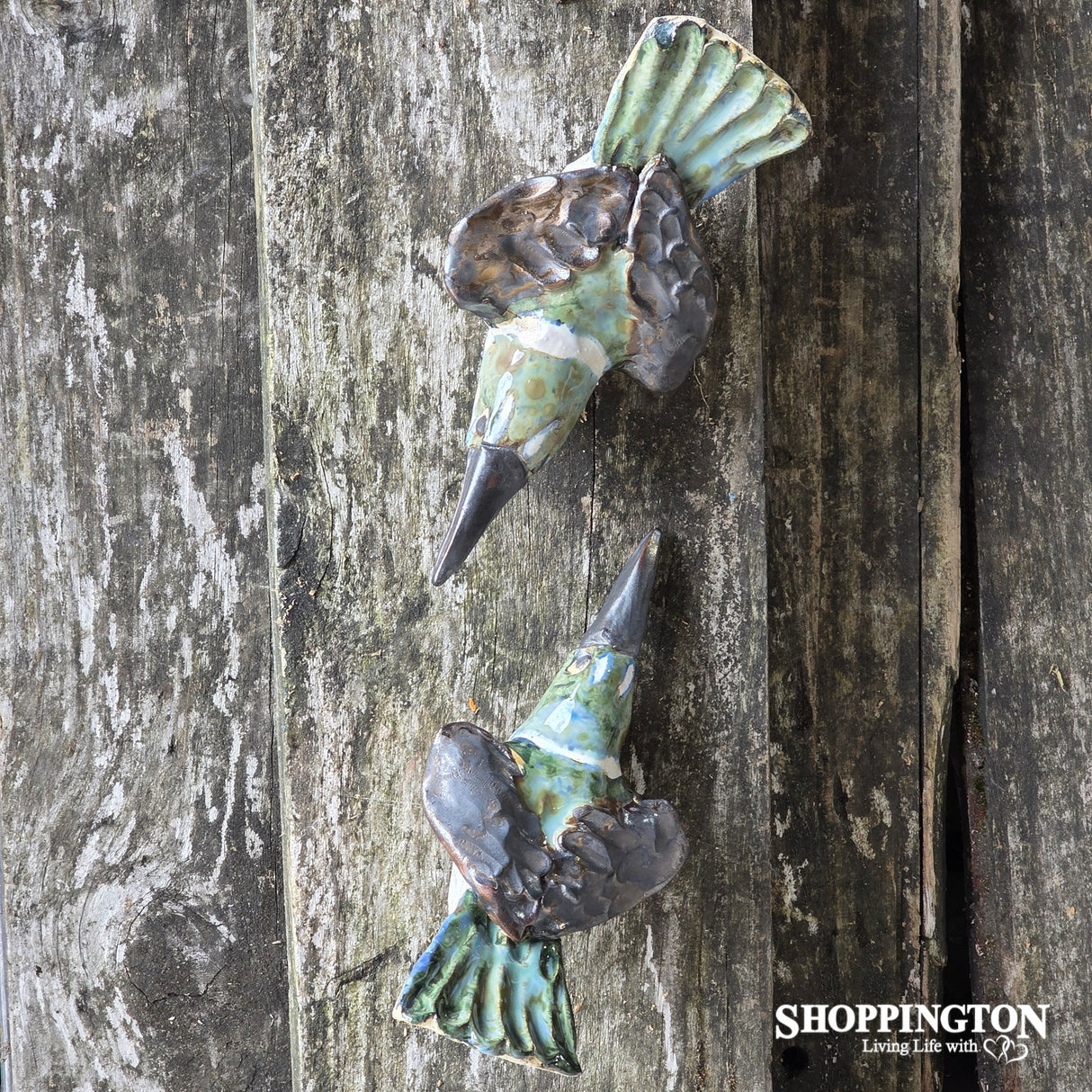 100% NZ Made Pottery Kingfisher Green