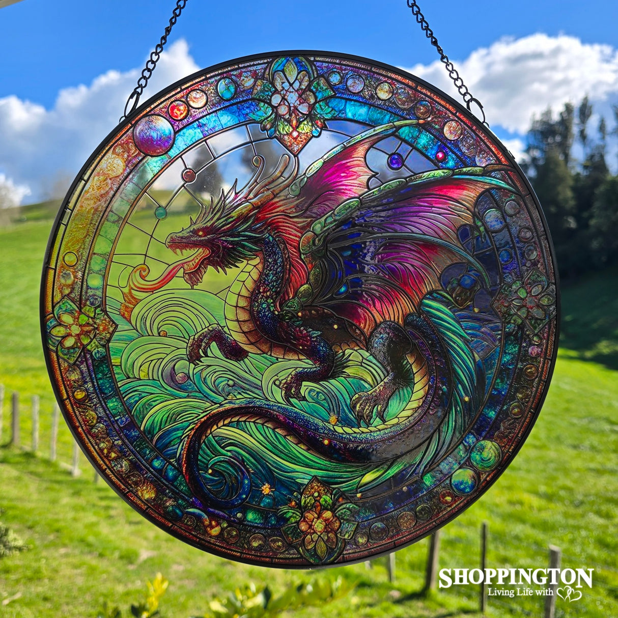 Stained Glass Hanger - Dragon