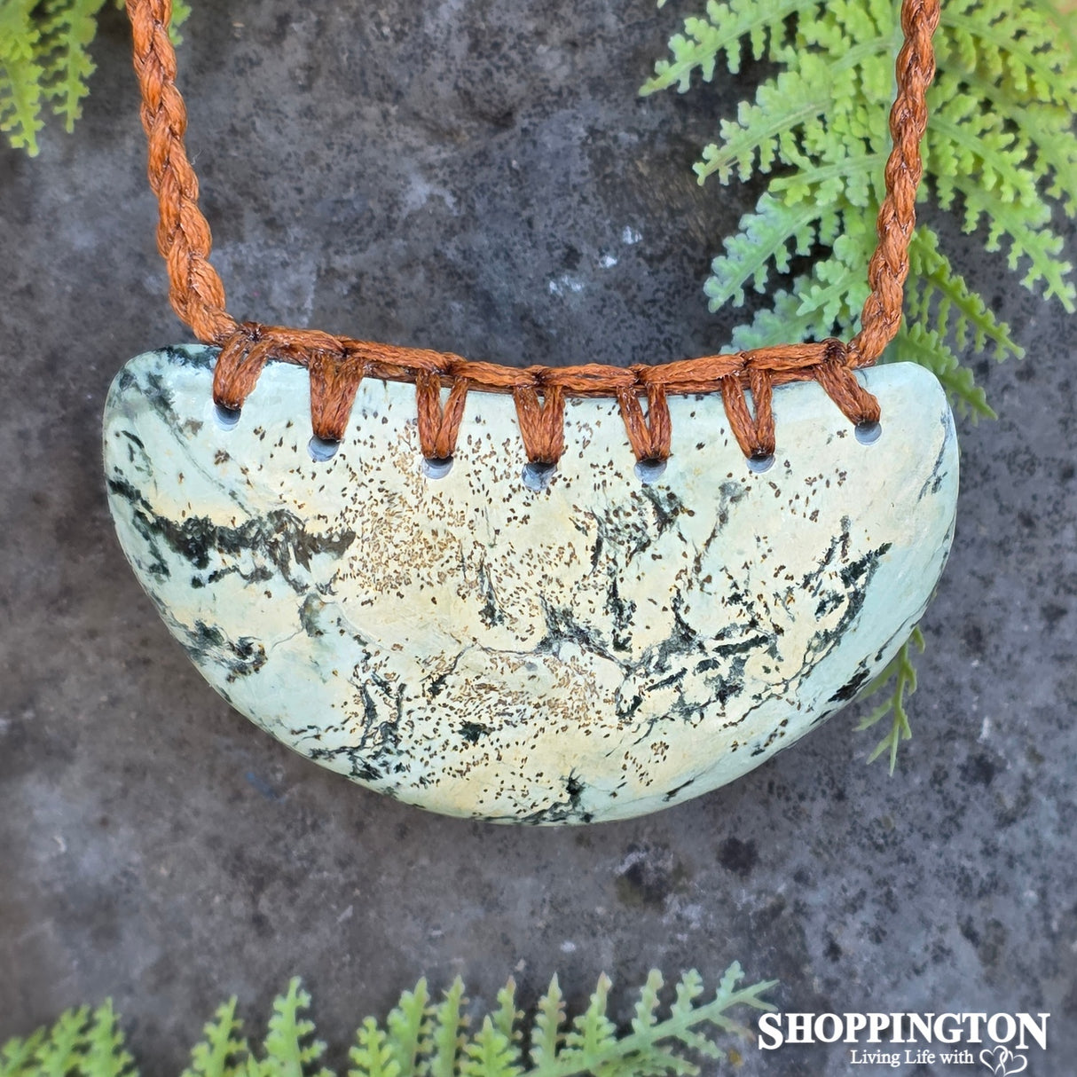 Pounamu - Kokopu Breast Plate