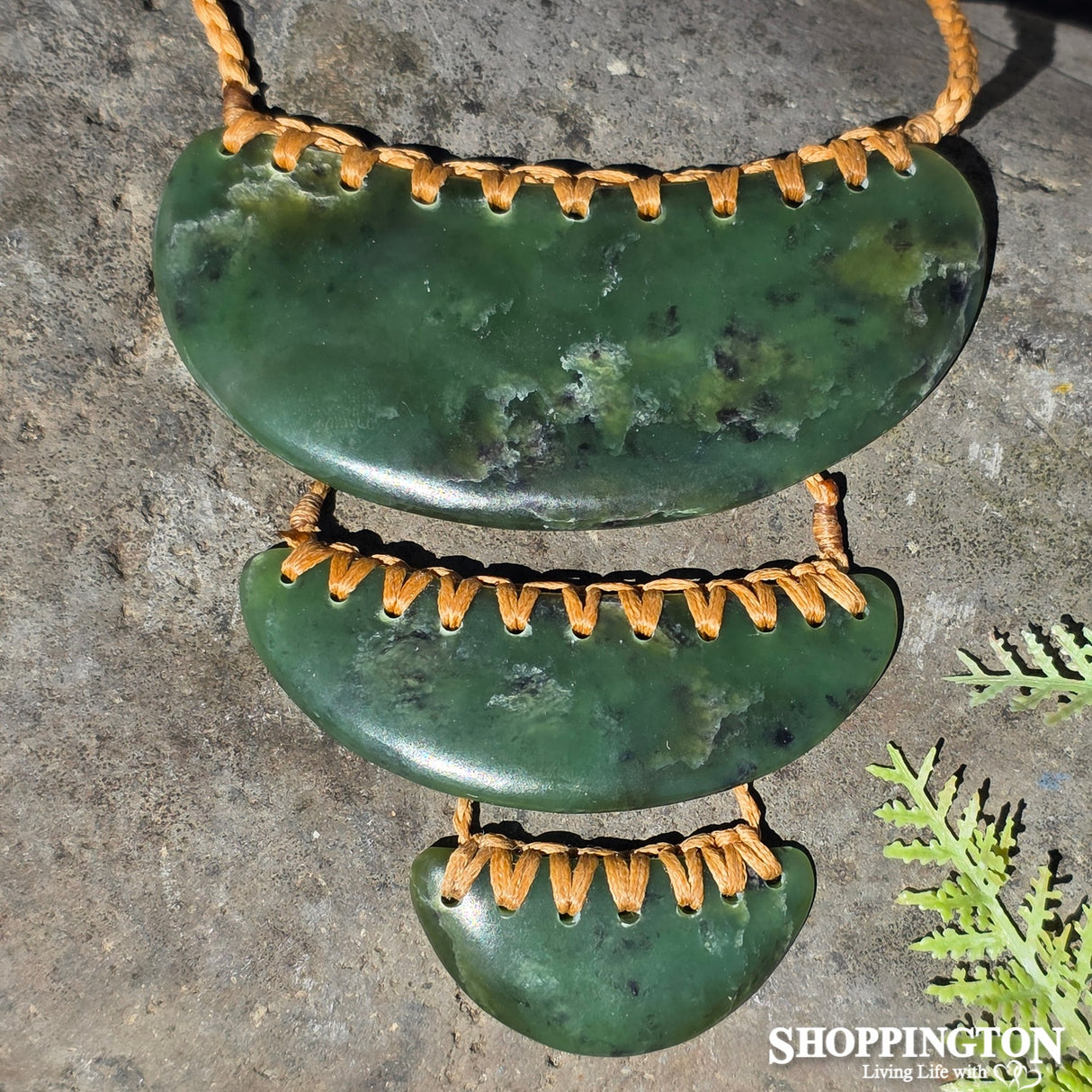 Pounamu - Triple Breast Plate Hapopo
