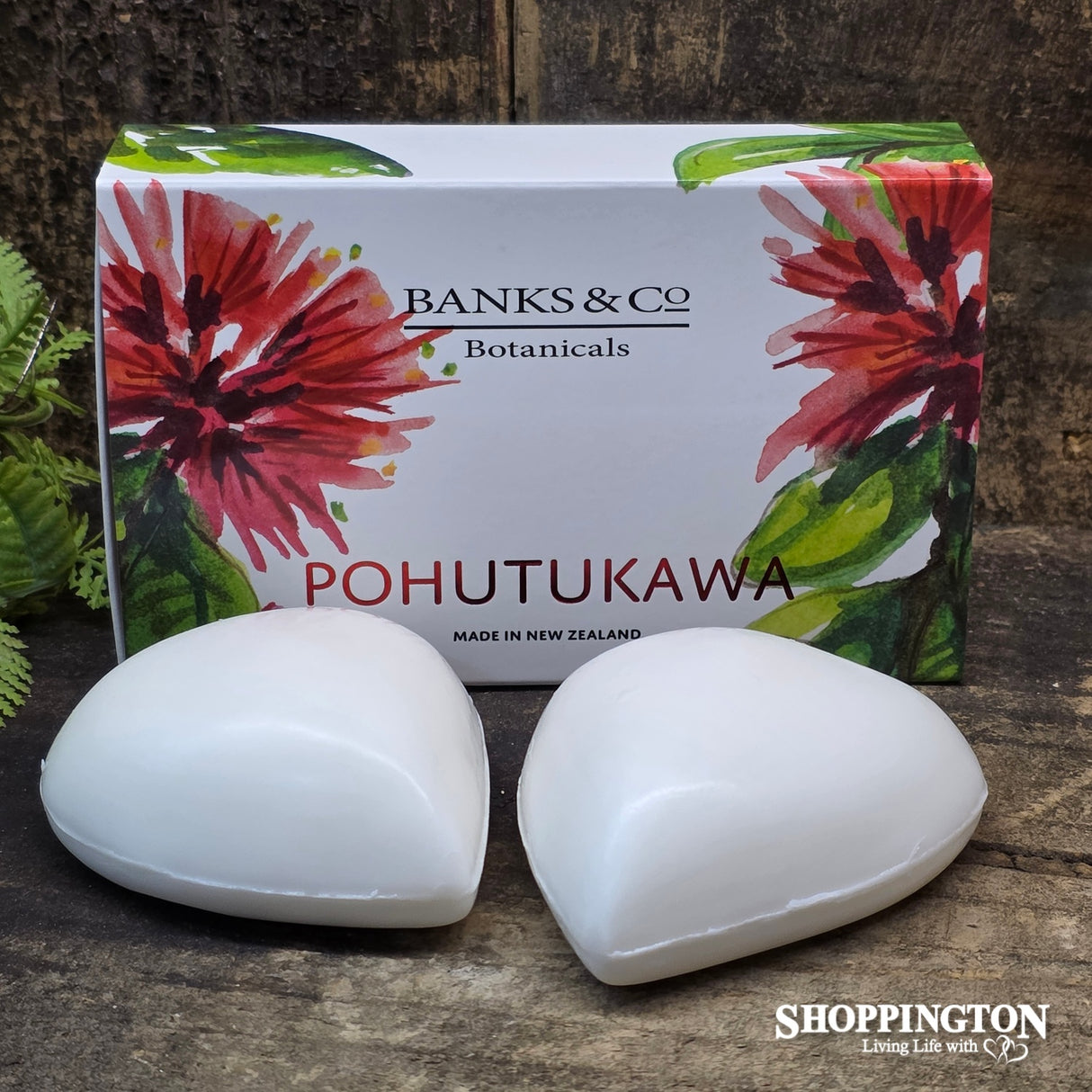 Banks & Co / Pohutukawa Heart Soaps 2pk