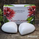 Banks & Co / Pohutukawa Heart Soaps 2pk