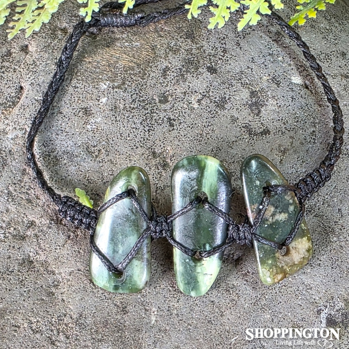 Pounamu - Kōmore Oval Bead