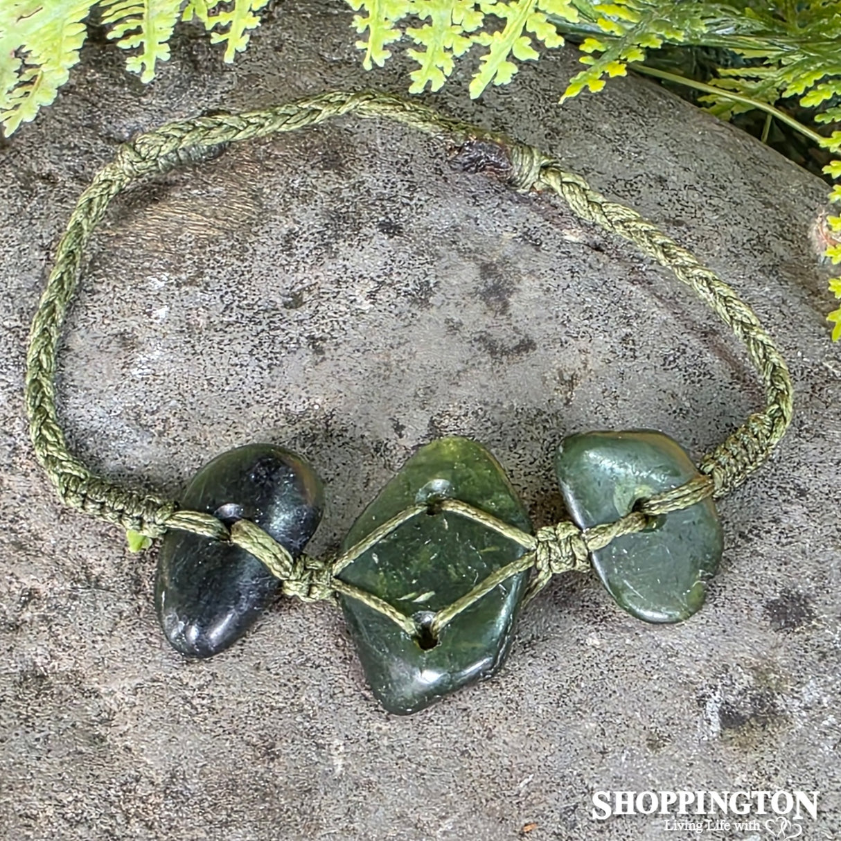 Pounamu - Triple Bead Kōmore