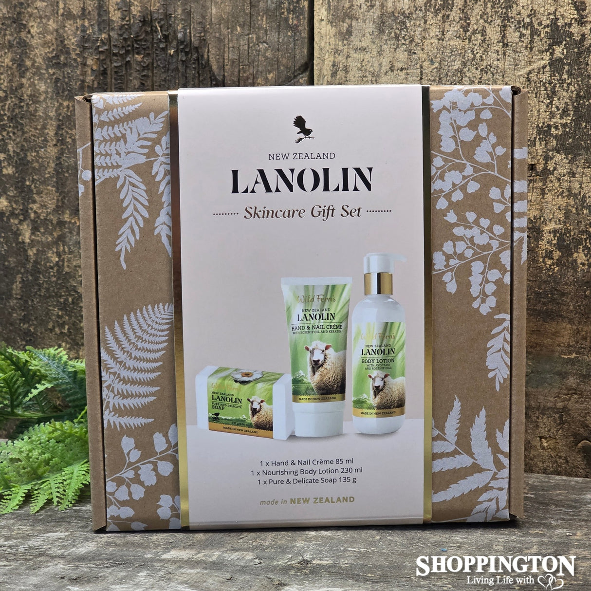 Wild Ferns Gift Box - Lanolin