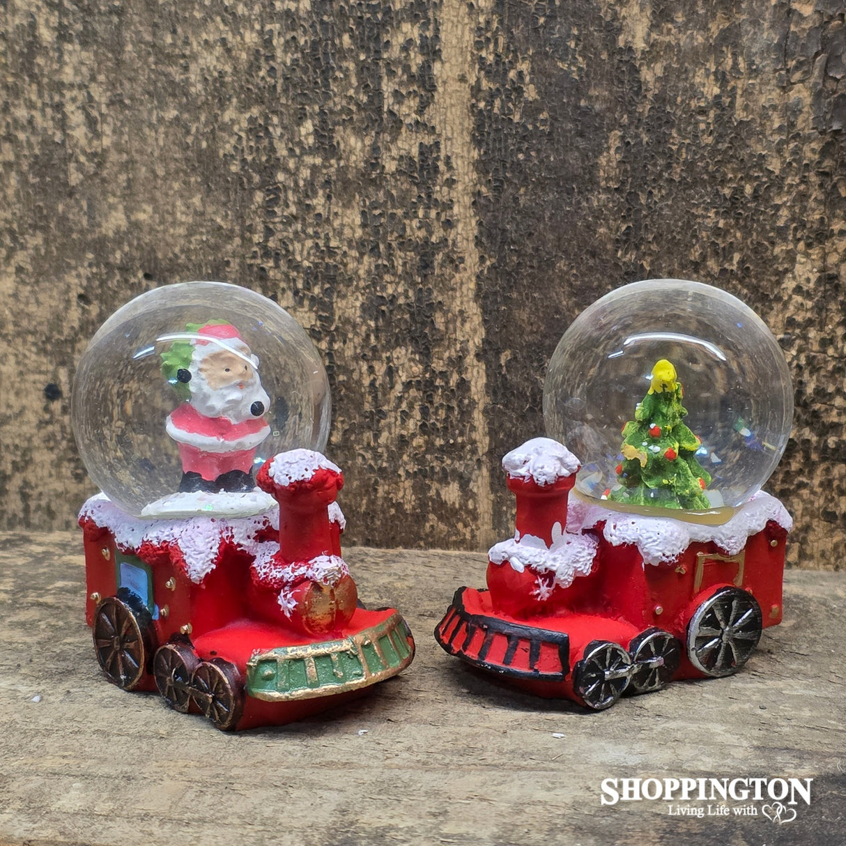 Mini Train Xmas Snow Globes