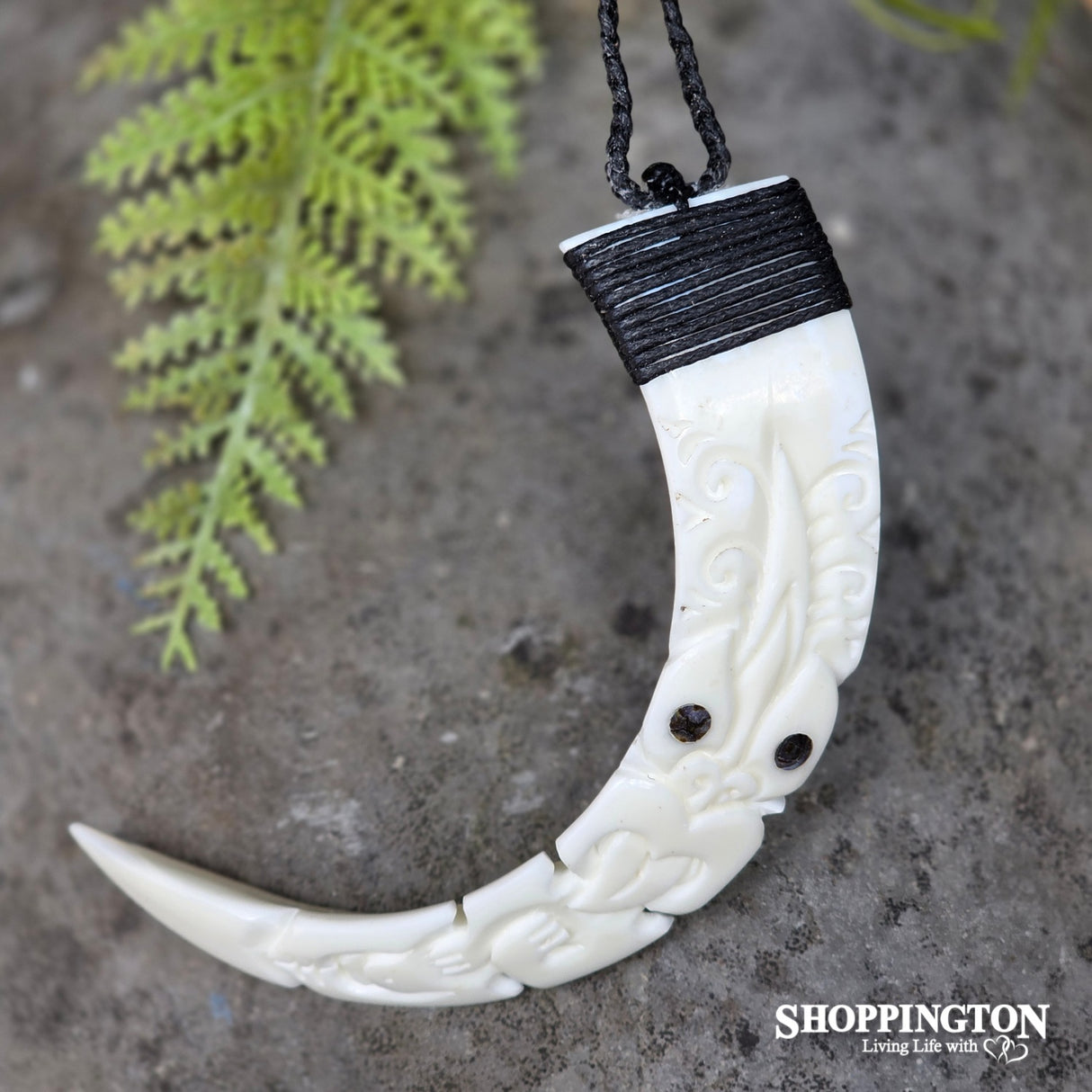 Bone Tusk Carved