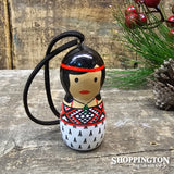 Maori Whanau Peg Doll Decorations