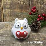 Ceramic Christmas Decoration - Owl