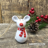Ceramic Christmas Decoration - Mouse