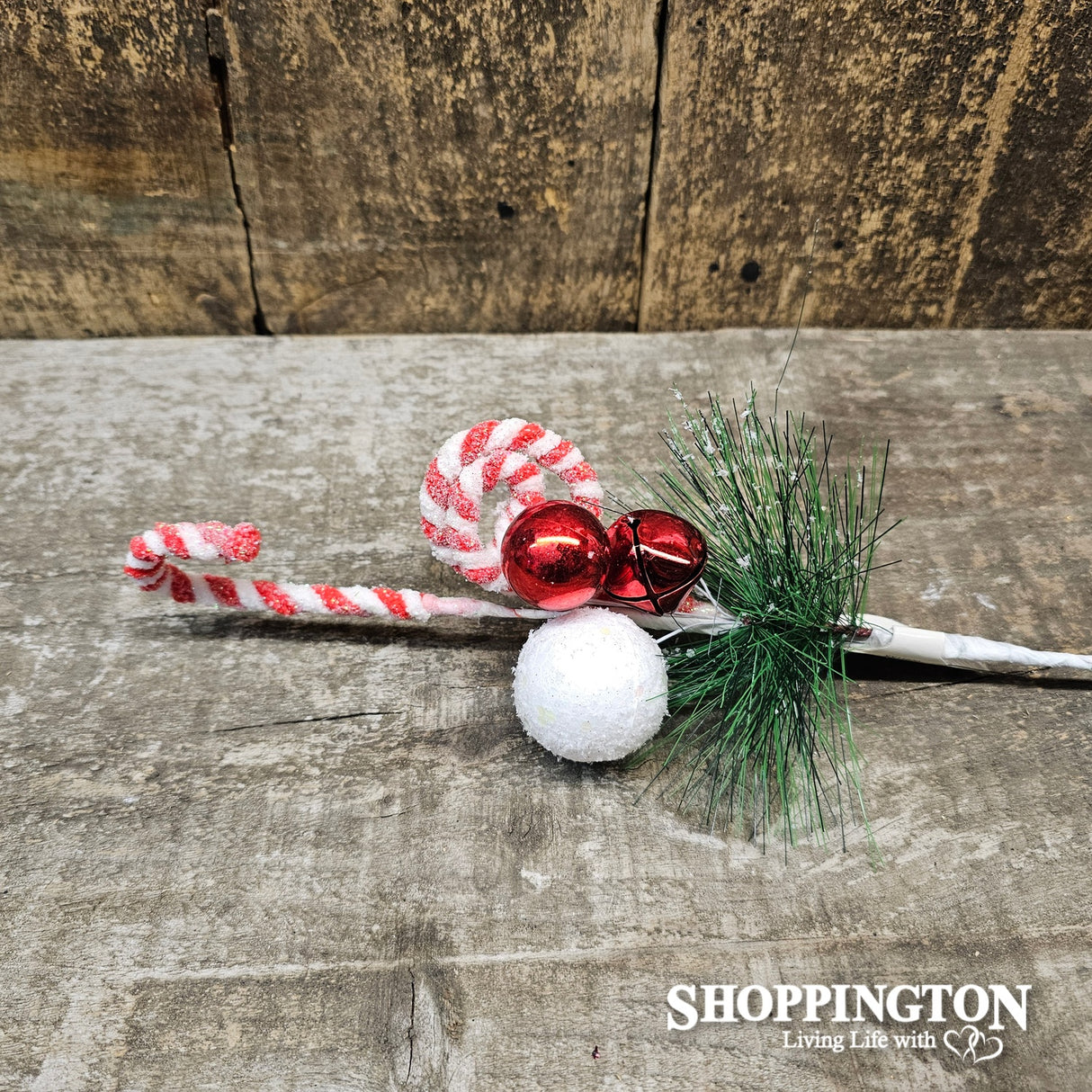 Candy Cane/Bell Spray