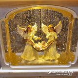 Glitter Snow Lantern - Angels