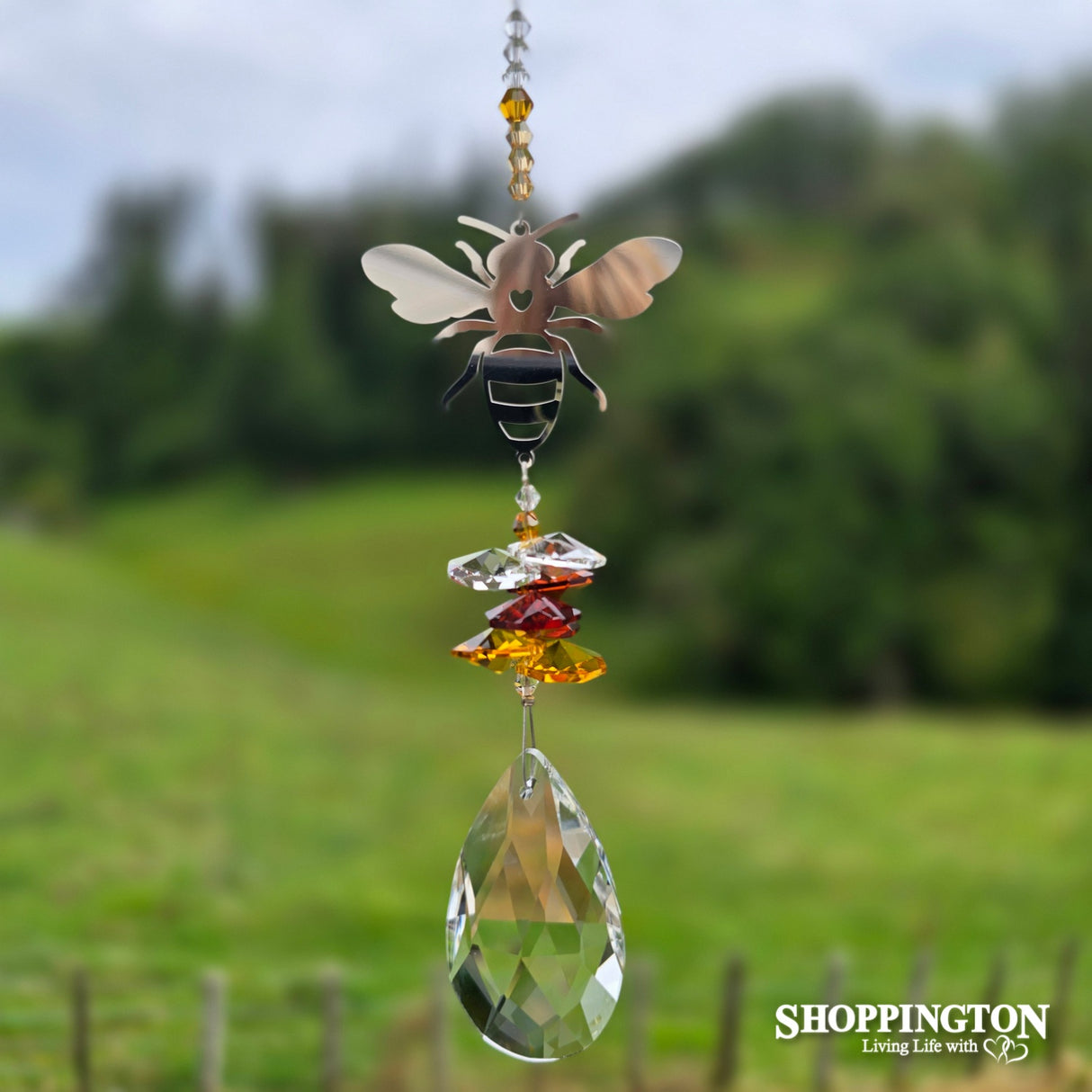 Wishing Eternity Crystal Hanger - Bee