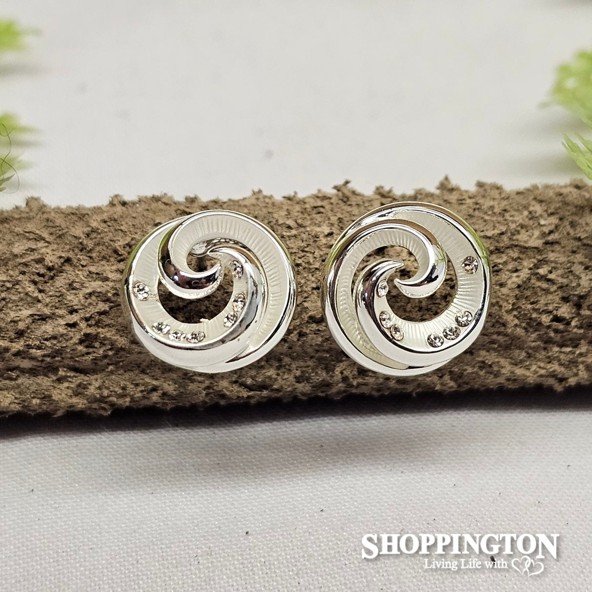Koru Silver Studs