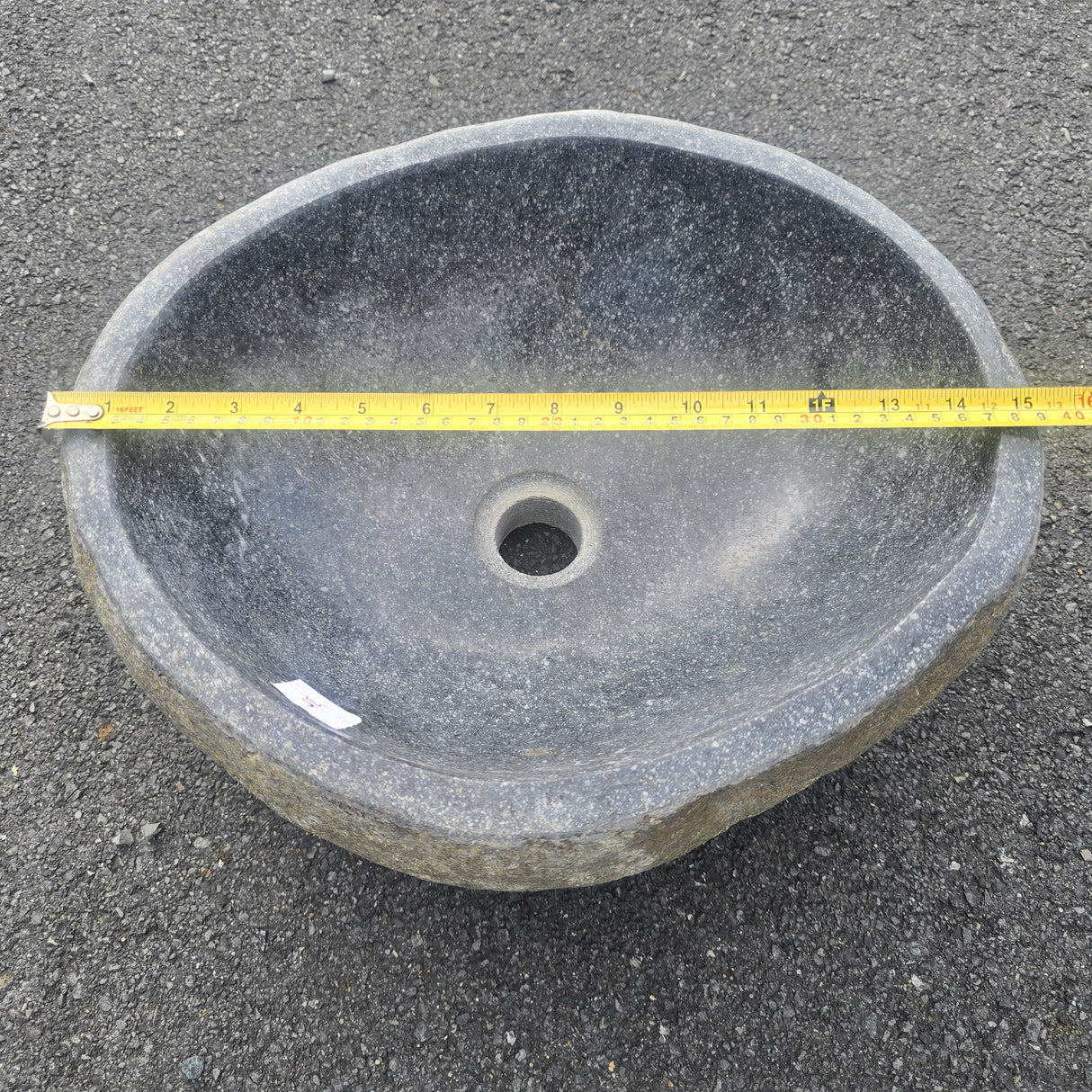 Handcarved Stone Wash Basin - 32cm x 38cm