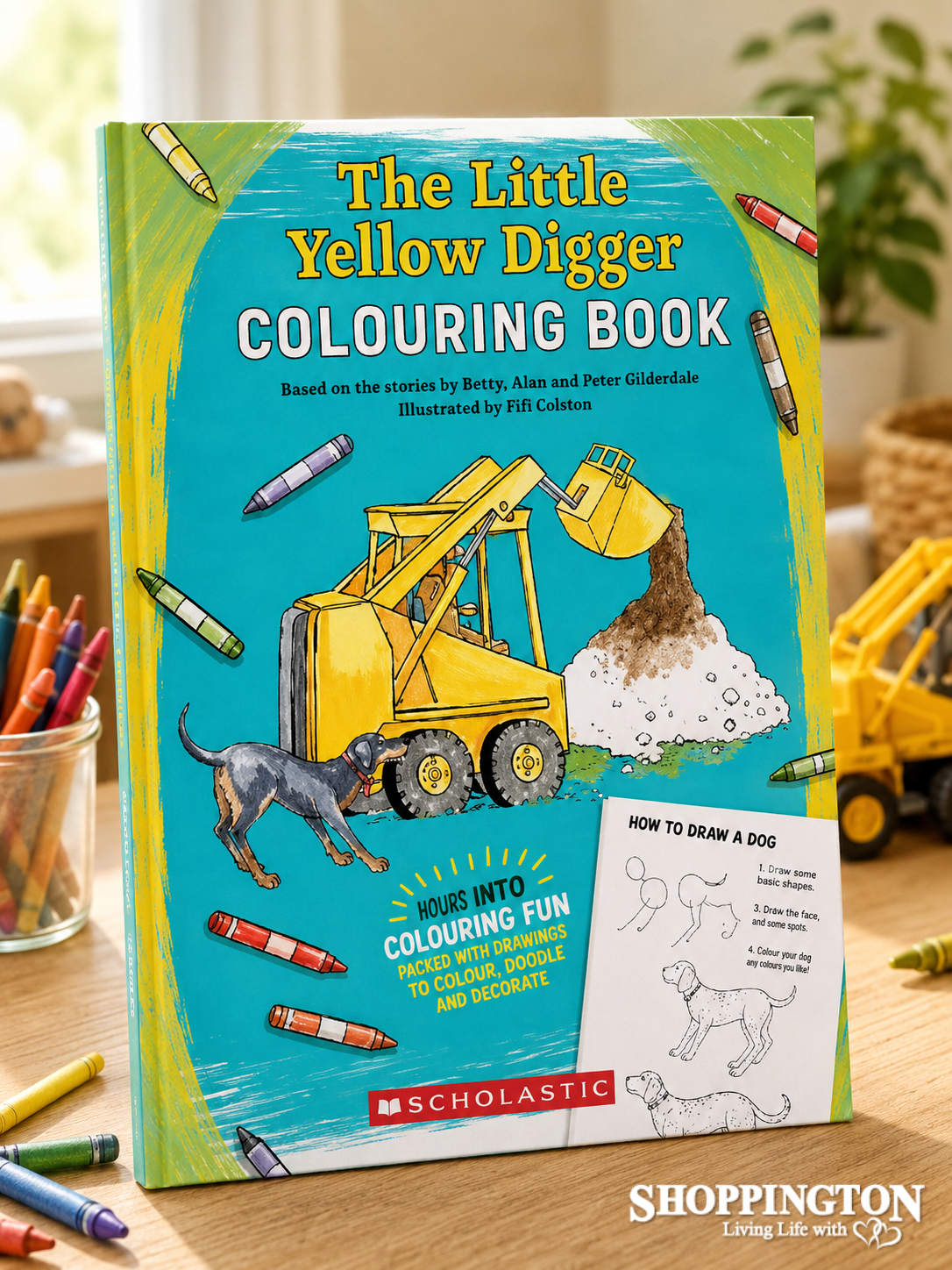 The Little Yellow Digger Colouring Book
